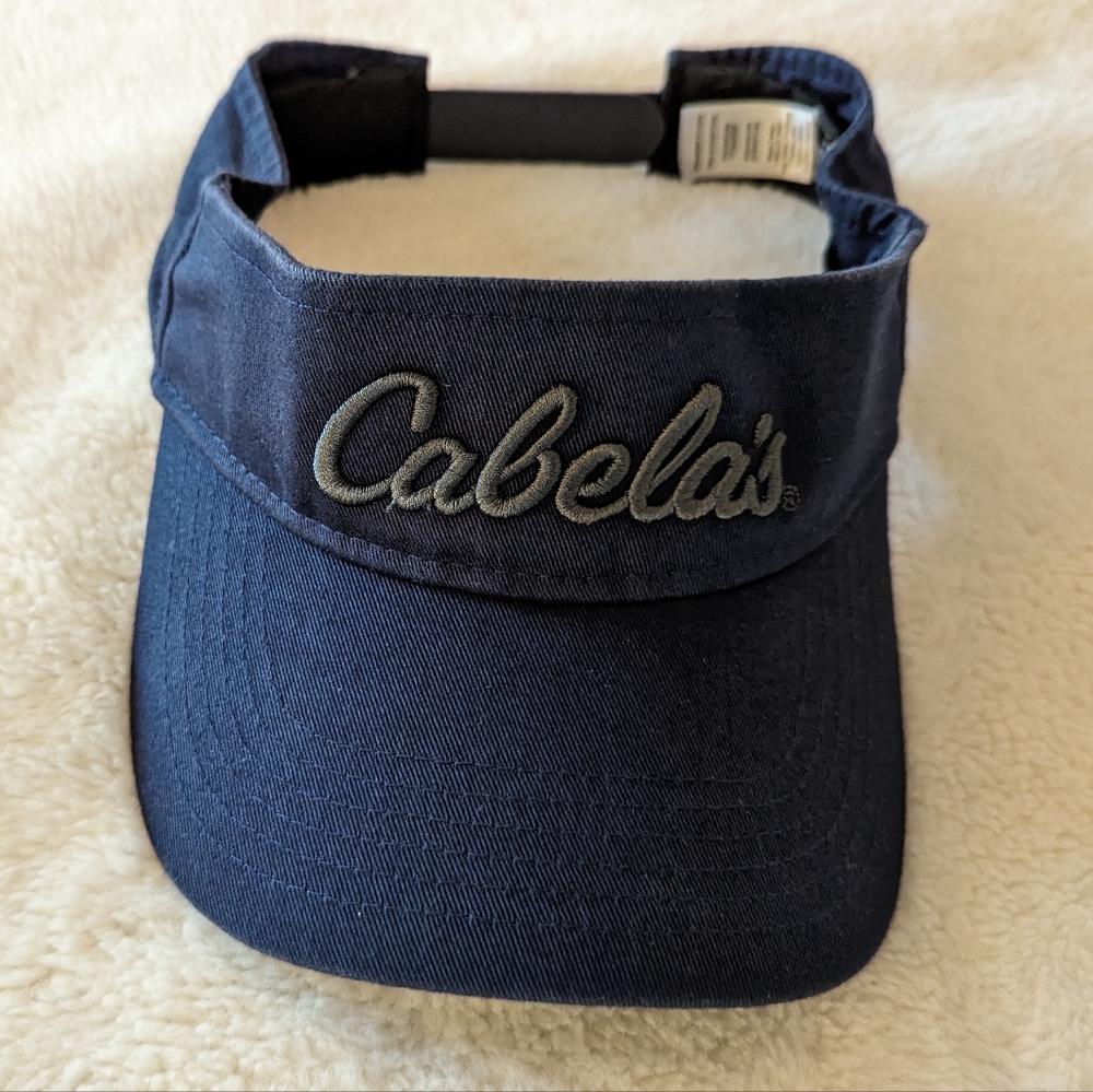 Great Condition: Cabela Navy Blue Adjustable Visor